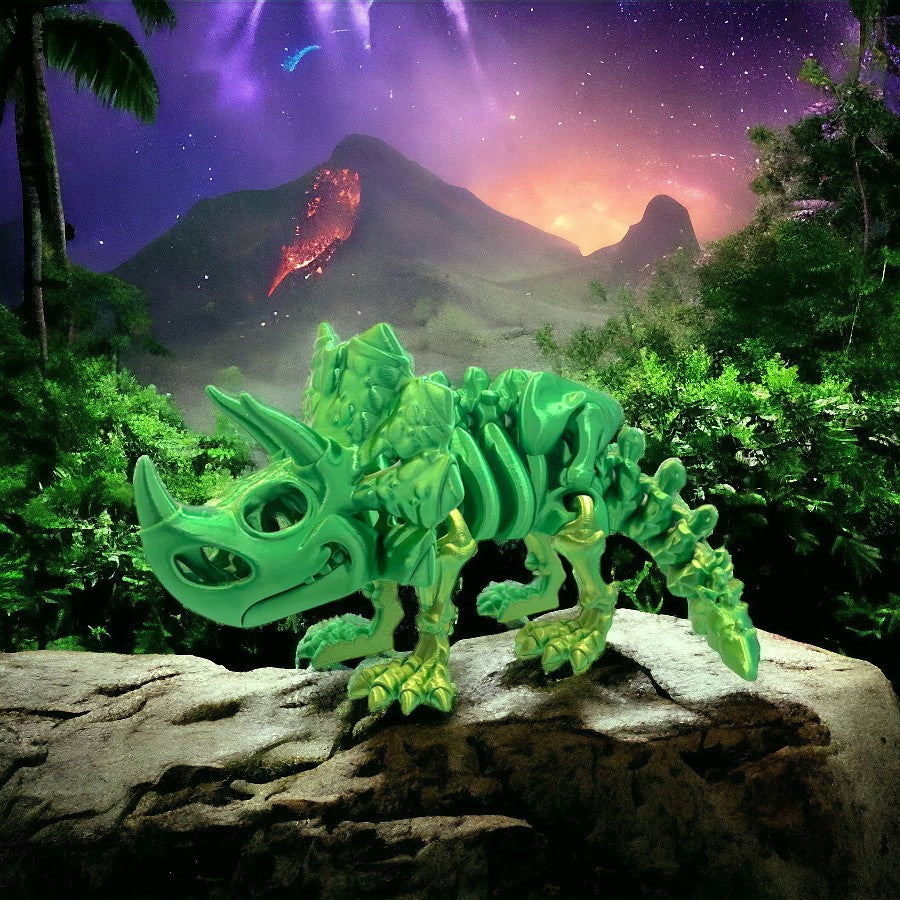 Tricératops squelette