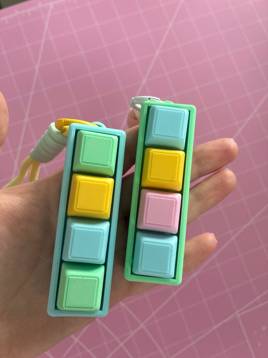 Porte-clés clavier mécanique