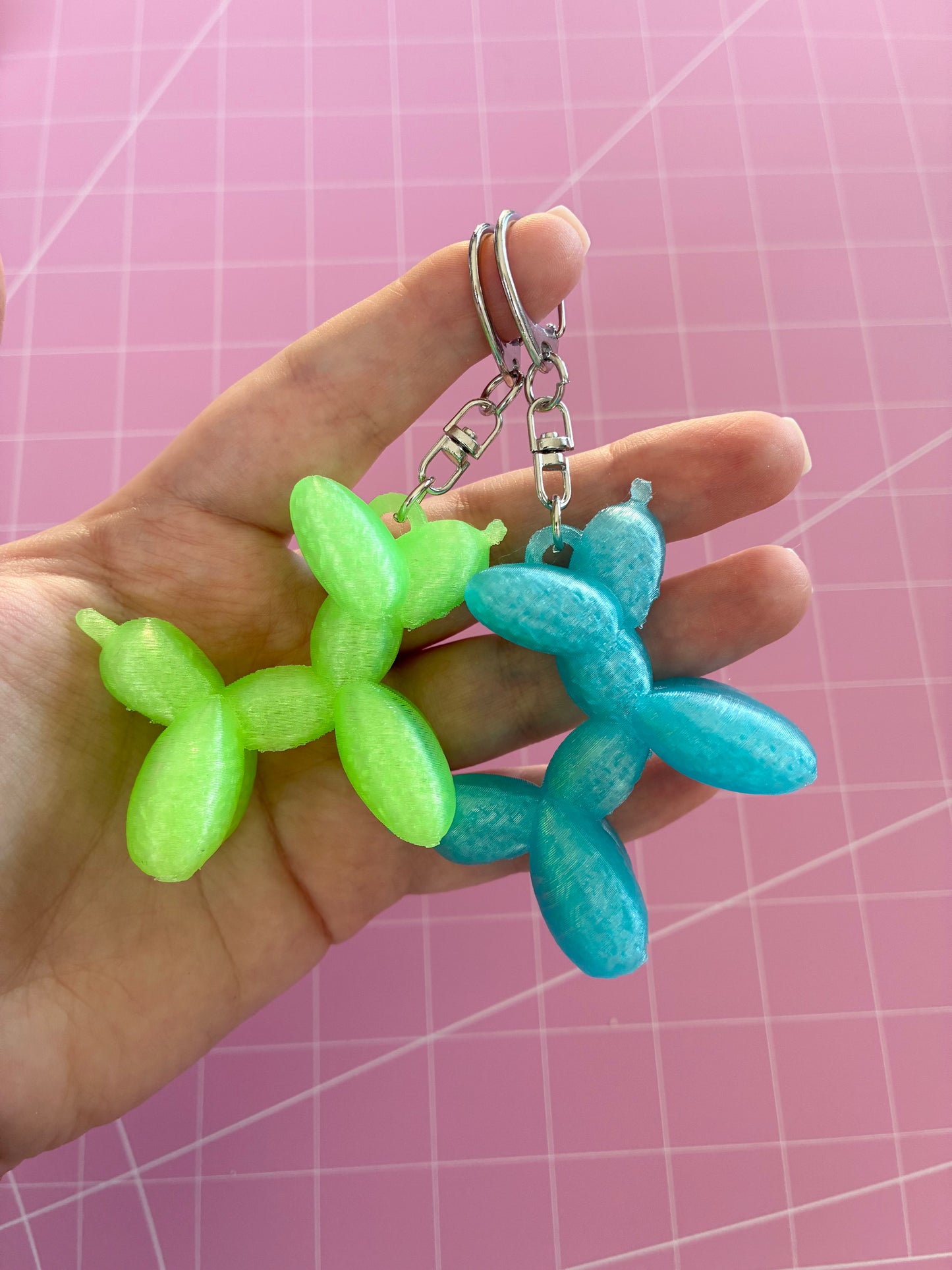 Porte-clés chien ballon