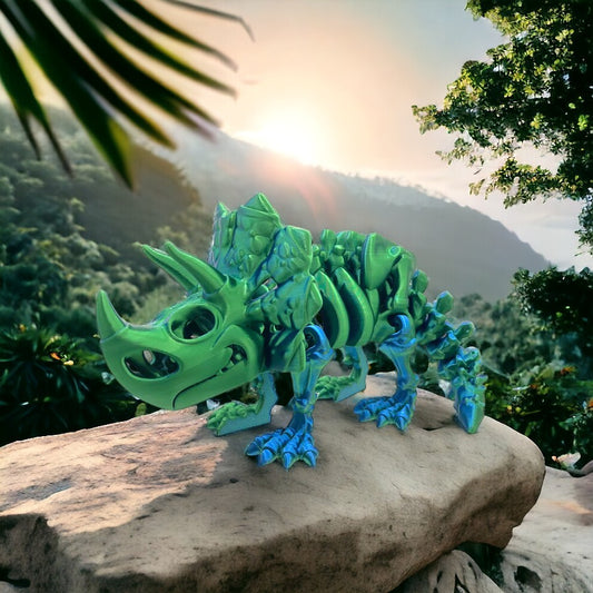 Tricératops squelette