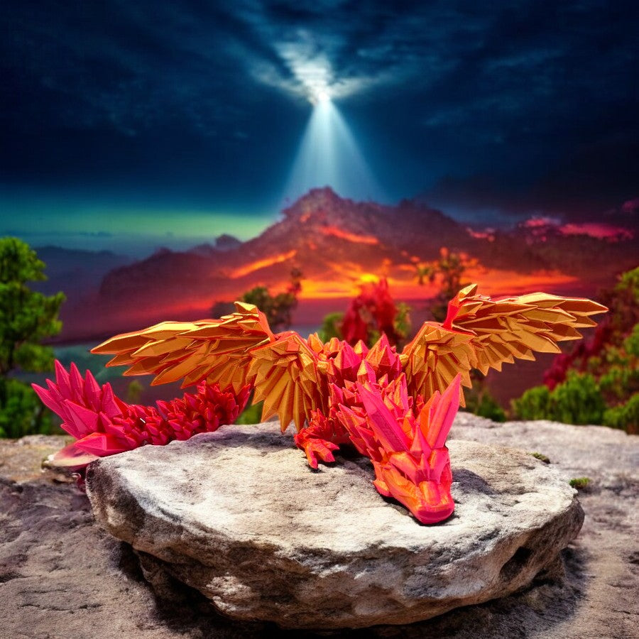 Bébé dragon cristal