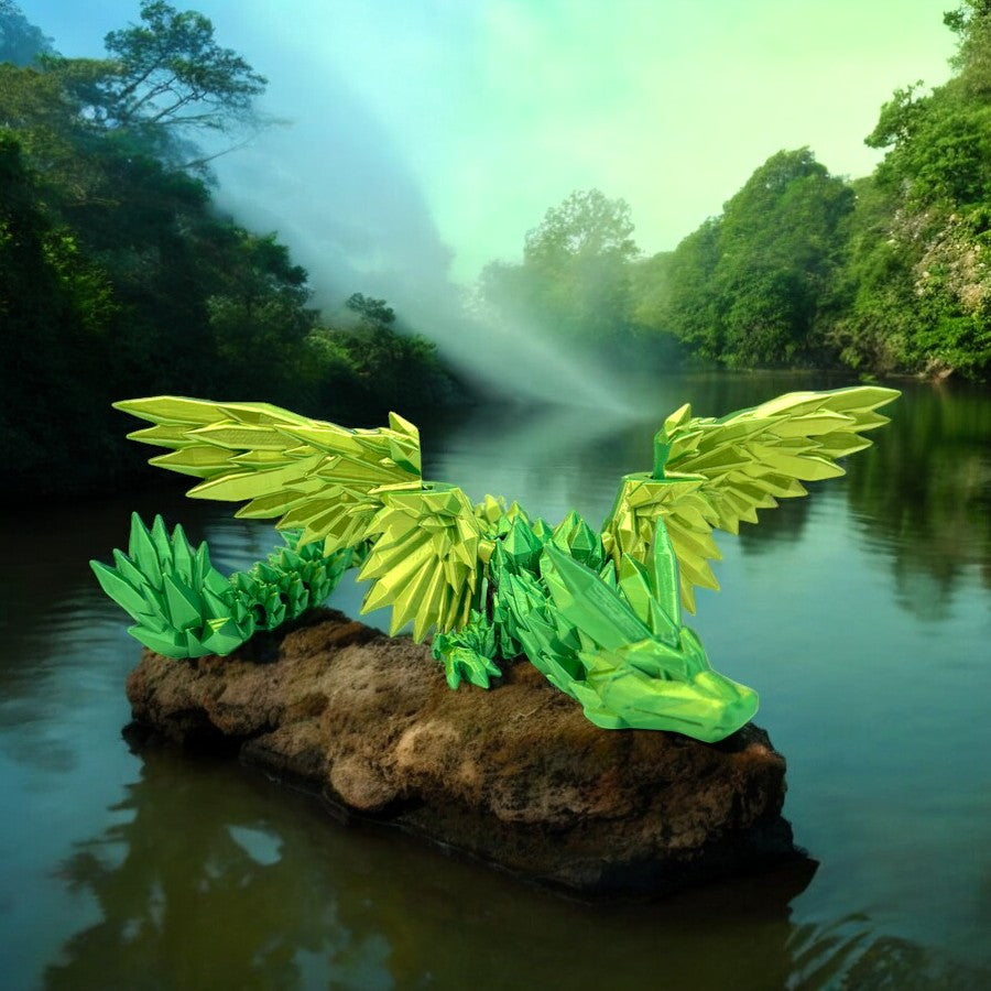 Bébé dragon cristal